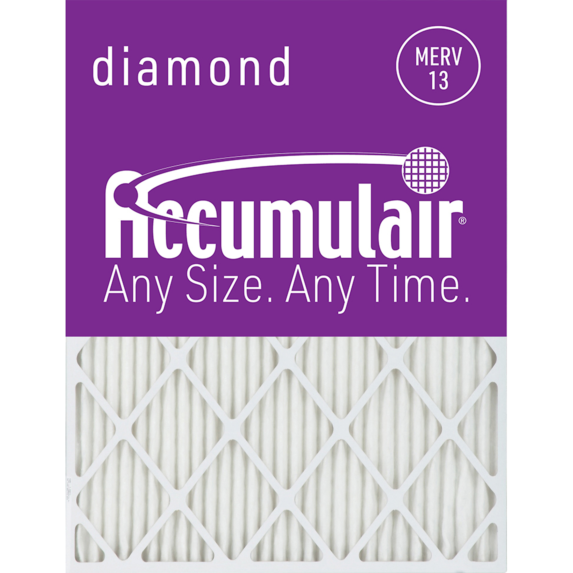 Accumulair MERV 13 Furnace Air Filter, Width 15.5 in, Height 19.5 in, Filters (qty.) 6, Model# FD16X20X2_6